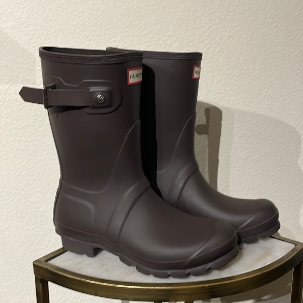 NEW Chocolate Brown Hunter Rain Boots